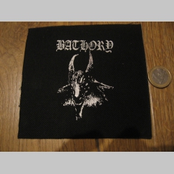 Bathory potlačená nášivka rozmery cca 12x12cm (po krajoch neobšívaná)