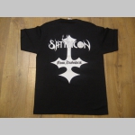 Satyricon čierne pánske tričko materiál 100% bavlna