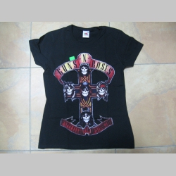 Guns n Roses - Appetite for Destruction, dámske tričko čierne 100%bavlna 