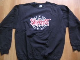 Slipknot  čierna mikina bez kapuce 80%bavlna 20%polyester