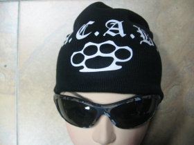 A.C.A.B. Boxer  Zimná čiapka na založenie v zátylku s tlačeným logom univerzálna veľkosť 65%akryl 35%vlna