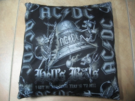 AC/DC  vankúšik cca.30x30cm 100%polyester