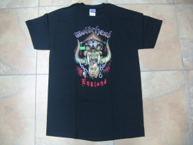 Motorhead - England, čierne pánske tričko 100%bavlna 