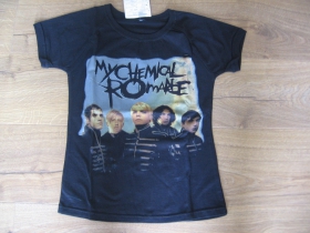 My Chemical Romance čierne dámske tričko materiál 100% bavlna