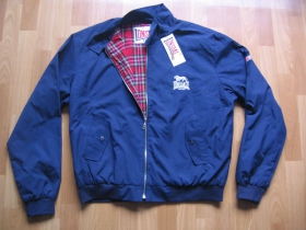 Lonsdale Harrington jar/jeseň, tmavomodrý s károvanou podšívkou a vyšívaným logom