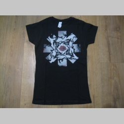 Red Hot Chili Peppers čierne dámske tričko materiál 100% bavlna