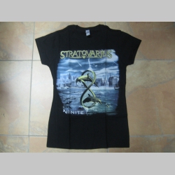 Stratovarius čierne dámske tričko 100%bavlna