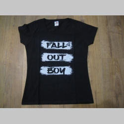 Fall Out Boy čierne dámske tričko materiál 100% bavlna