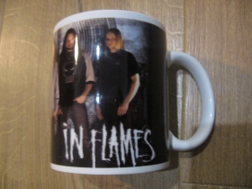 In Flames porcelánový pohár - šálka s uškom, objemom cca. 0,33L