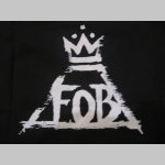 Fall Out Boy čierne dámske tričko materiál 100% bavlna