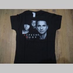 Depeche Mode čierne dámske tričko materiál 100% bavlna