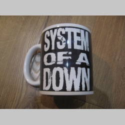 System of a Down porcelánový pohár - šálka s uškom, objemom cca. 0,33L