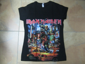 Iron Maiden čierne dámske tričko 100%bavlna