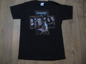 Rammstein čierne pánske tričko materiál 100% bavlna