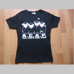 A.C.A.P.  čierne dámske tričko 100%bavlna