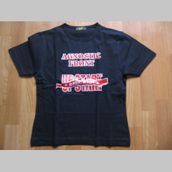 Agnostic Front dámske čierne tričko 100%bavlna