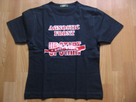 Agnostic Front dámske čierne tričko 100%bavlna