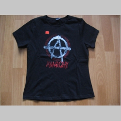 Anarchy  čierne dámske tričko 100%bavlna 