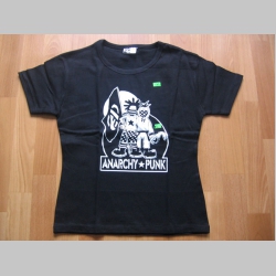Anarchy Punk  čierne dámske tričko 100%bavlna 