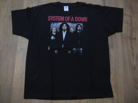 System of a Down čierne pánske tričko materiál 100% bavlna