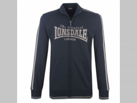 Lonsdale Mikina na zips tmavomodrá s vyšívaným logom 35%bavlna, 65%polyester 