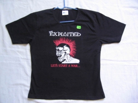 Exploited  dámske čierne tričko 100%bavlna 