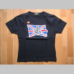 Union Jack - boty čierne dámske tričko 100%bavlna 