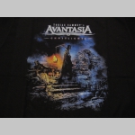 Avantasia čierne pánske tričko materiál 100% bavlna