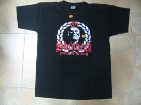 Skinhead Proud and Strong čierne pánske tričko 100%bavlna