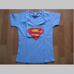 Superman - Supergirl bledomodré dámske tričko 100%bavlna 