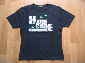 Hard Core Old School  čierne dámske tričko 100%bavlna 