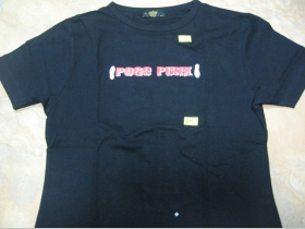 Pogo Punk  čierne dámske tričko 100%bavlna 