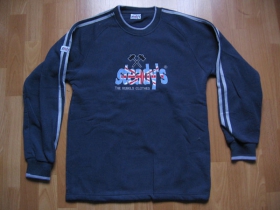 Steady's pánska mikina tmavošedá s vyšívaným logom, 100% polyester, posledný kus veľkosť M