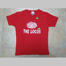 The Locos  dámske červené tričko 100%bavlna 