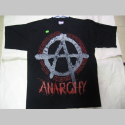 Anarchy, čierne pánske tričko 100%bavlna 