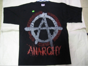 Anarchy, čierne pánske tričko 100%bavlna 