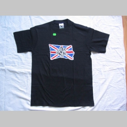 Union Jack-boty  čierne tričko 100%bavlna