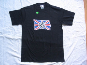 Union Jack-boty  čierne tričko 100%bavlna