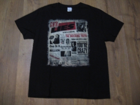 Guns n Roses čierne pánske tričko materiál 100% bavlna