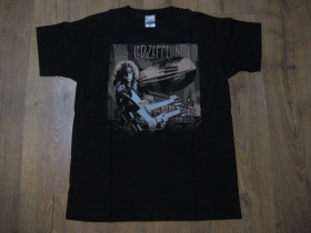 Led Zeppelin čierne pánske tričko materiál 100% bavlna