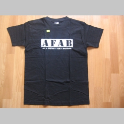 AFAB  čierne tričko 100%bavlna 
