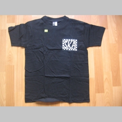 SKA  čierne pánske tričko materiál  100%bavlna 
