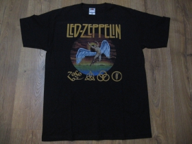 Led Zeppelin čierne pánske tričko materiál 100% bavlna