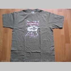 Oxymoron - olivové  pánske tričko 100%bavlna 