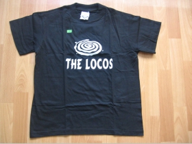 The Locos  čierne pánske tričko 100%bavlna 