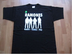Ramones Gabba Gabba Hey,  čierne pánske tričko 100%bavlna 