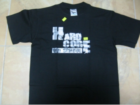 Hard Core čierne tričko 100%bavlna 