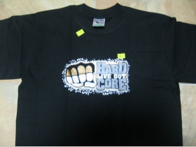 Hardcore  Live Out čierne pánske tričko 100%bavlna 