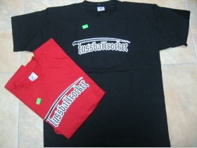 Fussballrocker - červené, čierne tričko 100%bavlna 