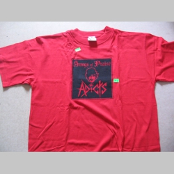 Adicts - červené pánske tričko 100%bavlna 